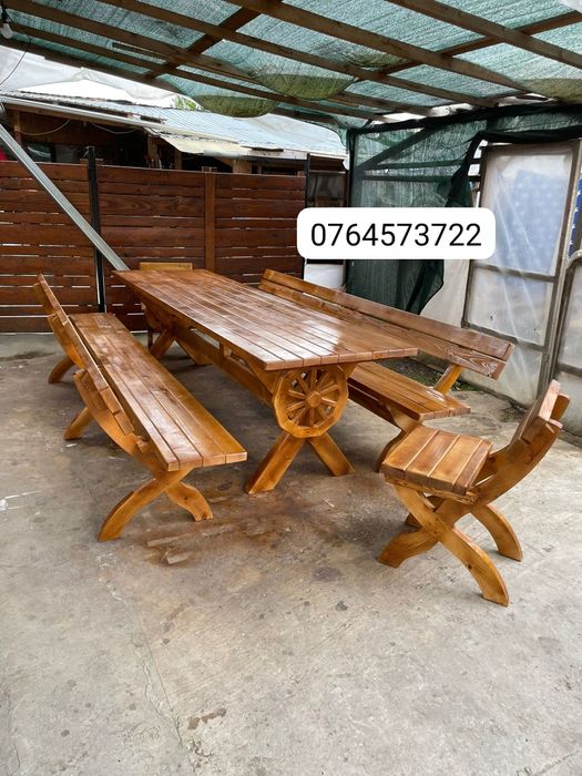 Set masă rustică