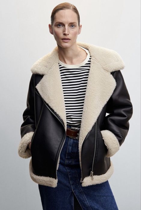 Mango яке с подплата от еко вълна