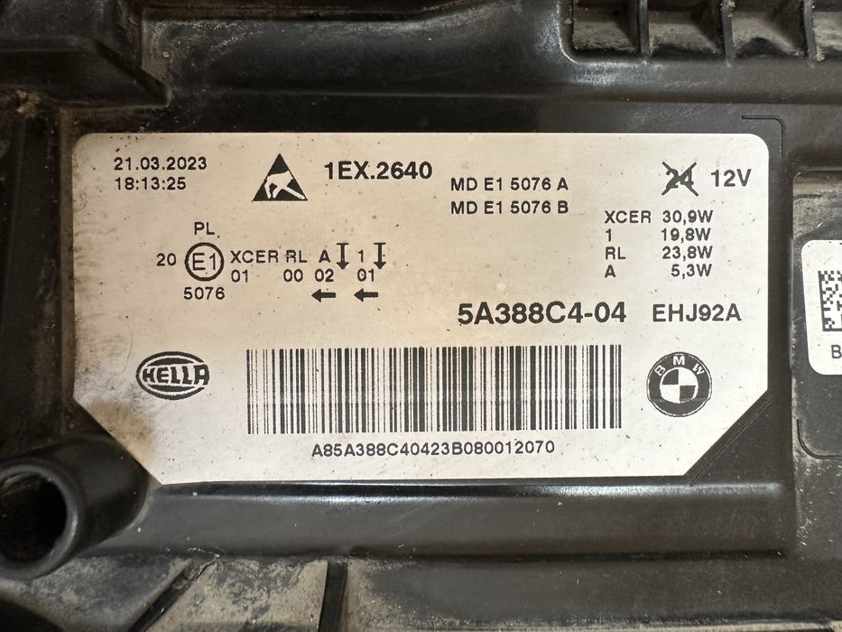 Far dreapta BMW Seria 5 G30 G31 LCI / Facelift : 5A388C4