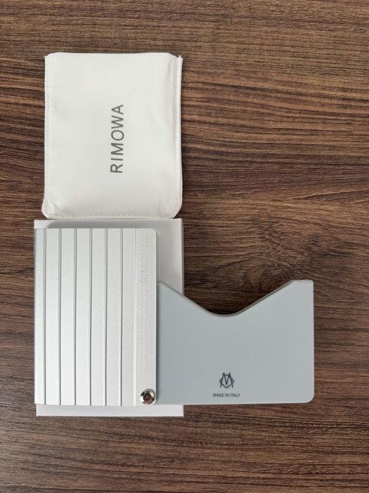 Portifel Card Holder Rimowa Metalic Aluminium