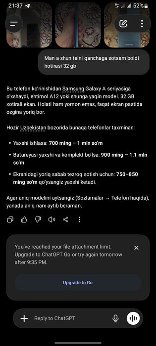 A12 sotiladi ajoyib holatta