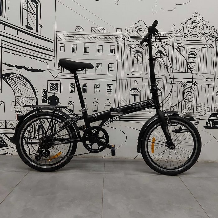 Городской Складной велосипед Vetter. Дорожный. Колеса 20. Алюминиевый