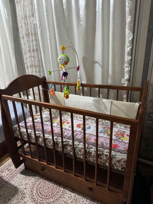 Детская кровать манеж