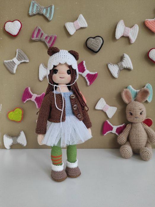 Кукла вязаная продам