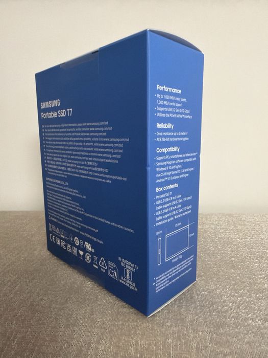 Samsung Portable SSD T7 Shield – 4TB Nou, sigilat, original