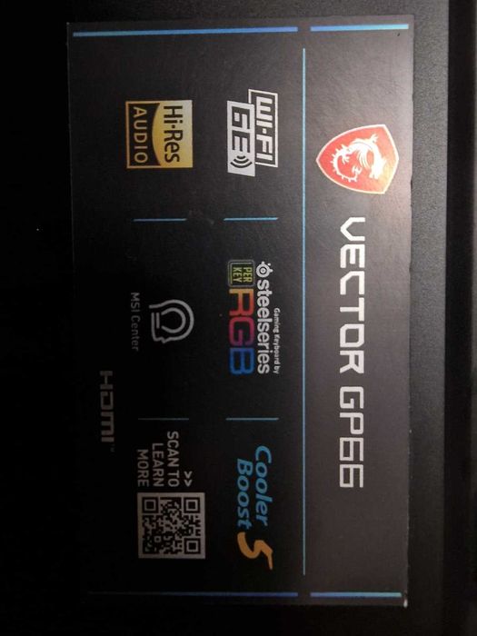 MSI Vector GP66 12UGS (2022) – i7-12700H / RTX 3070 Ti 8GB / QHD 165Hz