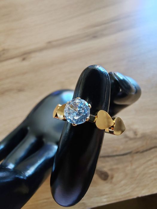 Пръстен дамски позлатен