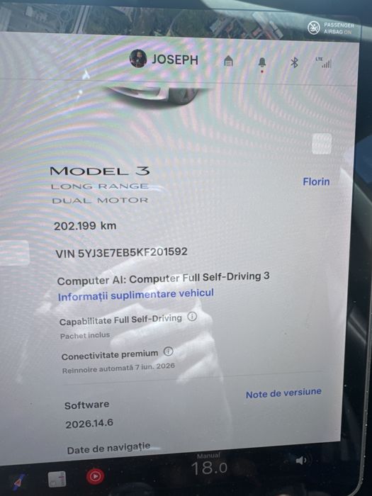 TESLA model 3  LONG RANGE DUAL MOTOR