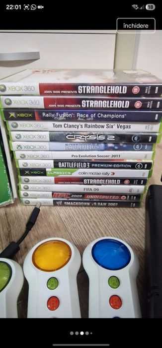 Xbox 360 Slim 250GB + 33 jocuri