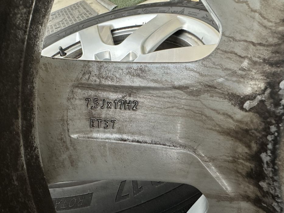 Roti Audi A6 pe 17’ 5x112 jante aluminiu originale