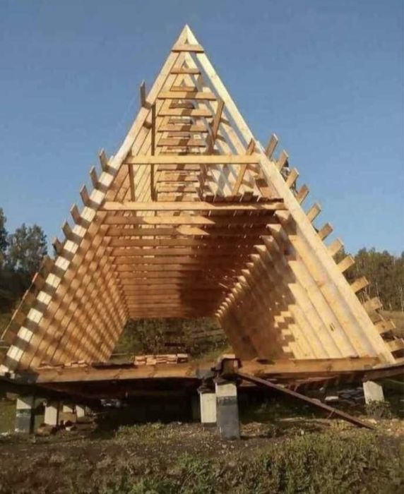 cabane din lemn tip A