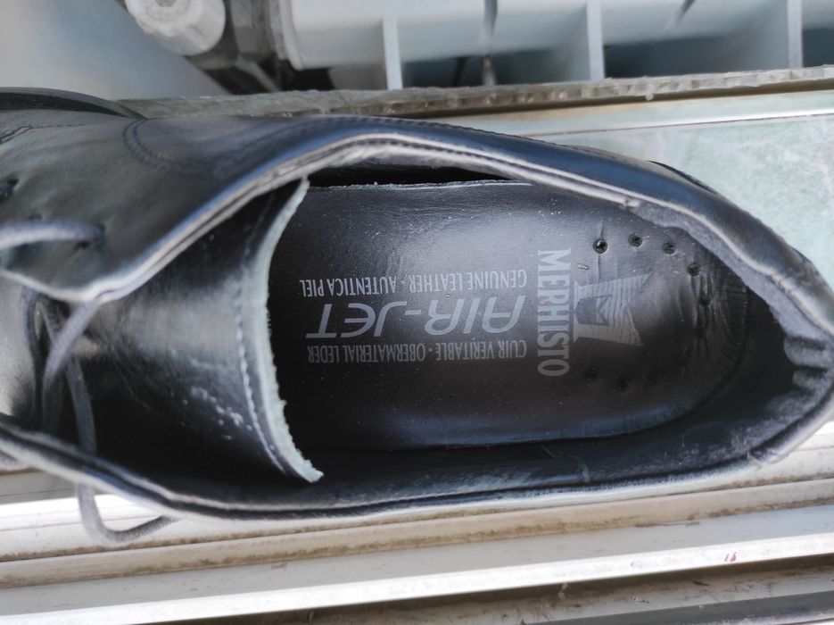 Pantofi din piele 100%, aerisire Air Jet