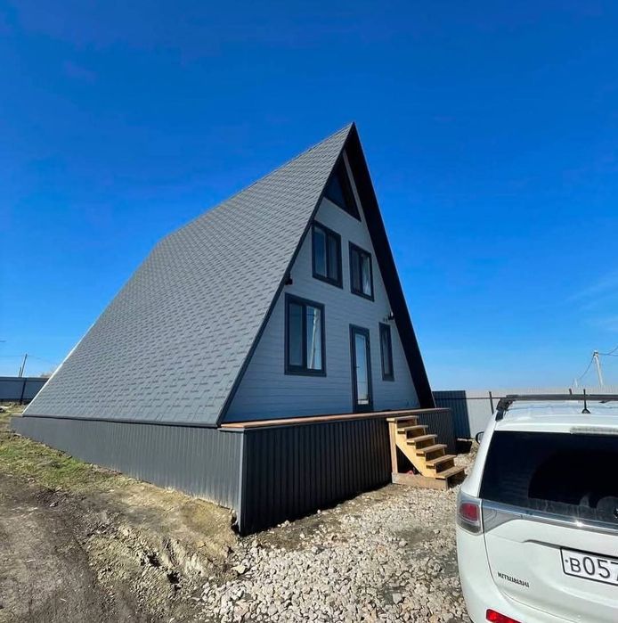 Vând cabane tip a frame din lemn