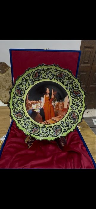 Расим тушурилган керамик сувенир совға