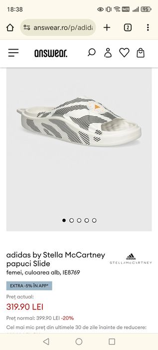 Slapi Adidas Stella McCartney