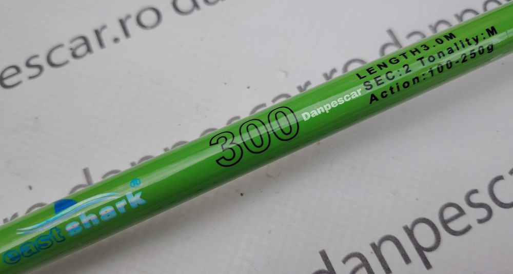 SET 4 Lansete ES fibra sticla plina 3m pescuit la dunare 100-250gr