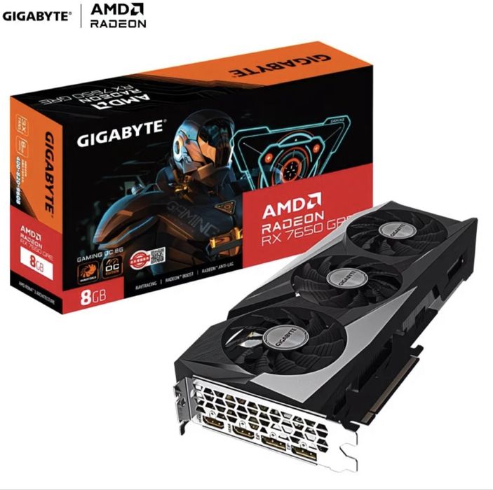 GIGABYTE AMD RX 7650 gre 8gb.