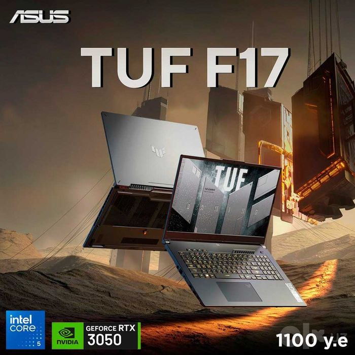 Asus TUF FX707 Core 5-210H,16GB,1TB,RTX3050 1 Год гарантия Nout.uz