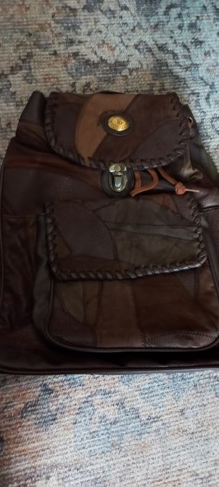 Дамска чанта/раница - естествена кожа