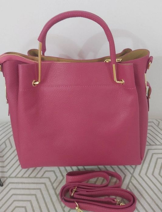 Geantă damă nouă din piele naturala Made in Italy