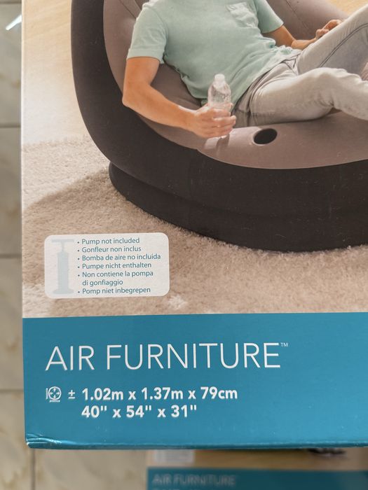 Fotoliu Gonflabil Intex Air Furnithre + Taburet NOU SIGILAT