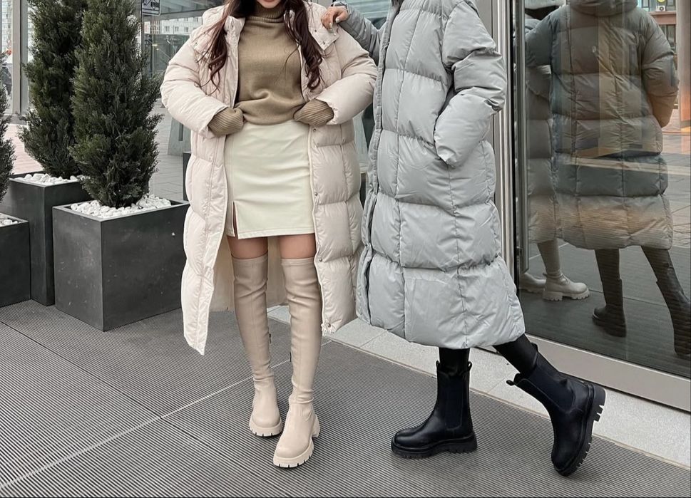 Продам ботфорты бежевые