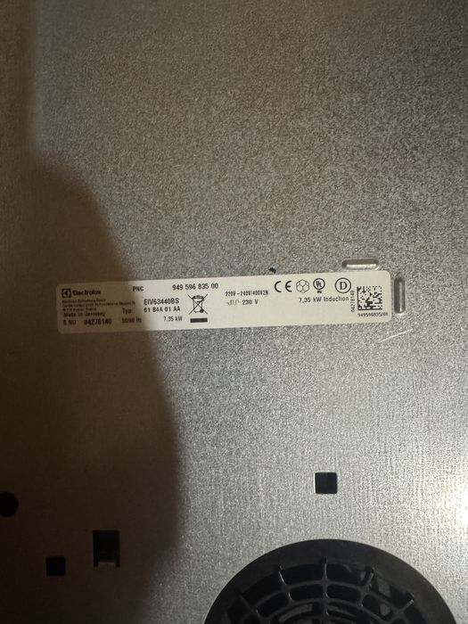 Plita inductie electrolux alimentare 220-380