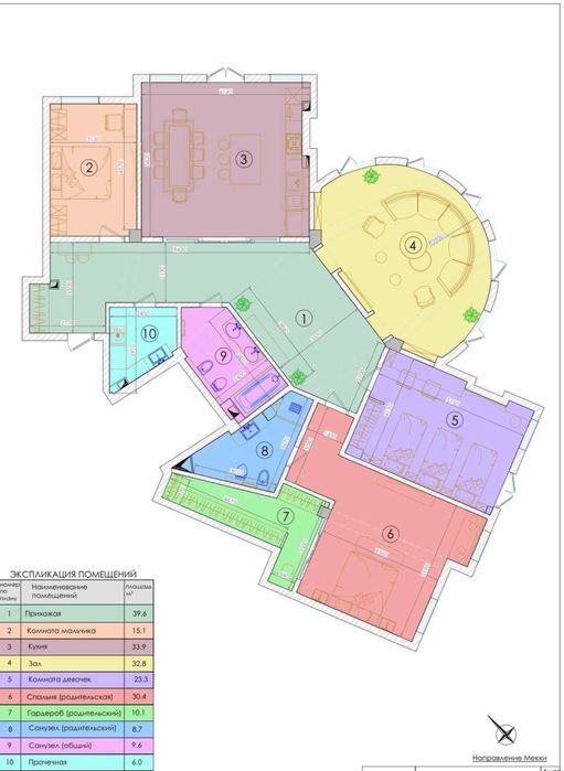 Квартира ЖК Felicita 4/3/6 228 кв.м