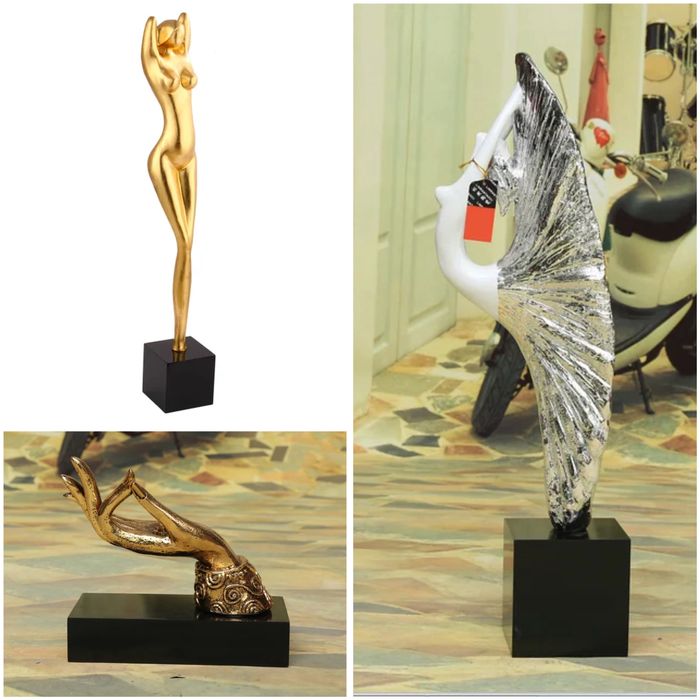 Декоративные интерьерные статуэтки — современный минимализм