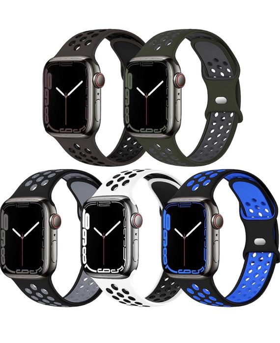 Curea Silicon Perforata Gauri Cablu Usb Ceas / Apple Watch