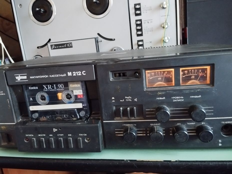 Магнитофон Вильма 212С после ремонта