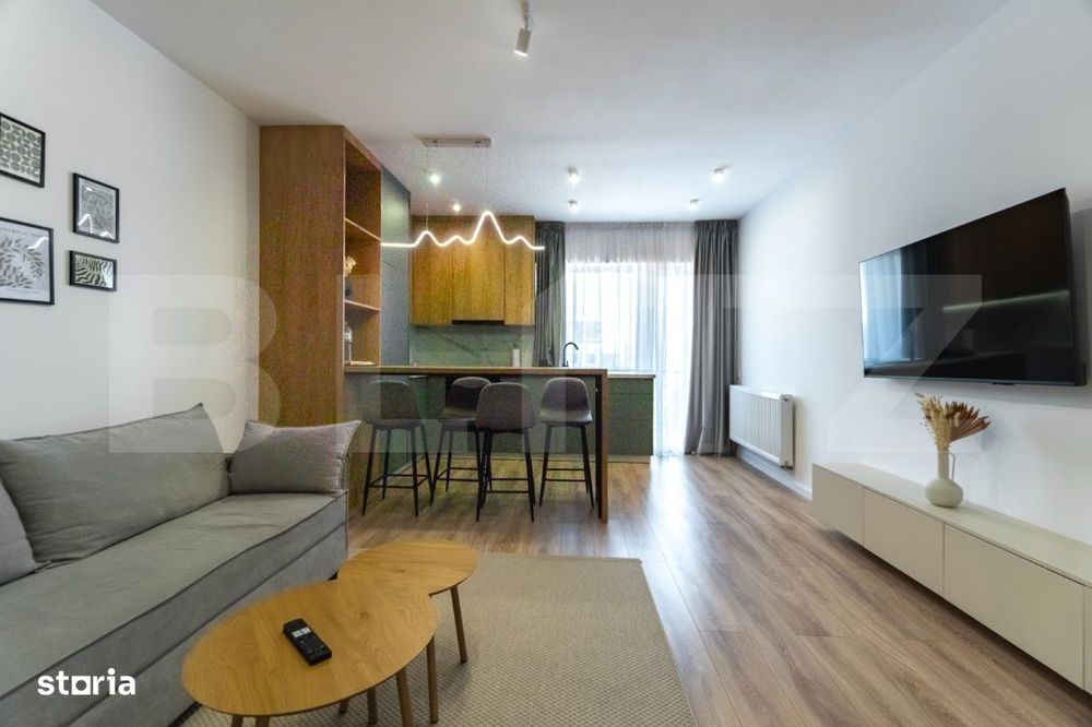 Apartament de inchiriat, 2 camere, 50 mp, zona Tractoru-Coresi — fotografia 1