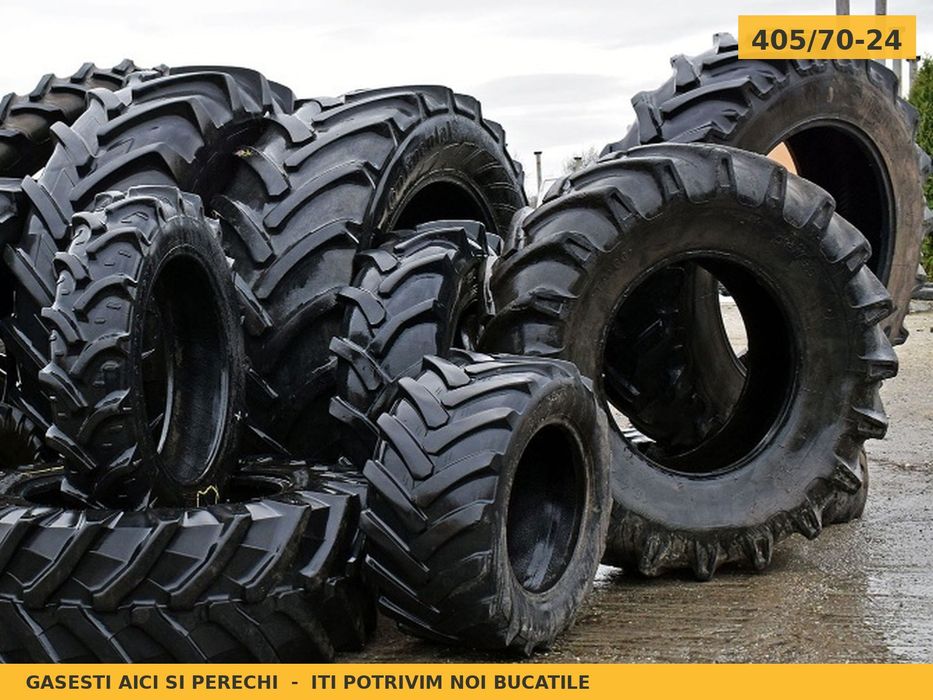 Cauciucuri Anvelope 405/70-24 405/70 24 400/70R24 4057024 Mitas Buldo Miniincarcator si Industrial Utilaje Agricole SH Second Hand LIVRARE Factura TVA