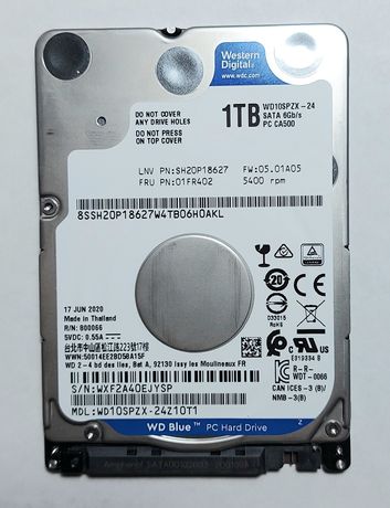 Жесткий диск Western Digital WD10SPZX 1000Gb  +  Windows 10