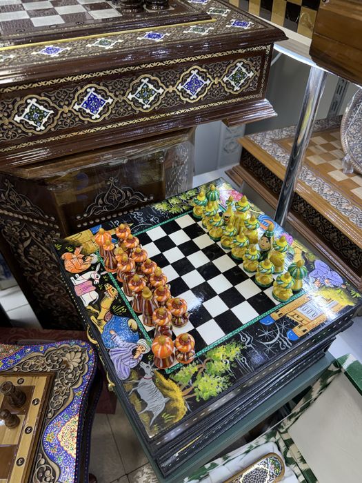 Eksklyuziv O‘zbek milliy shahmat – Sovg‘alik VIP to‘plam