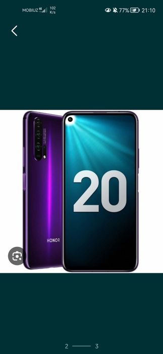 Honor 20 pro 8/256gb