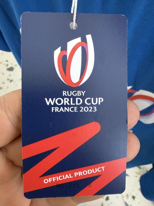Tricou oficial Cupa Mondiala Rugby Franta 2023 marime XL nou