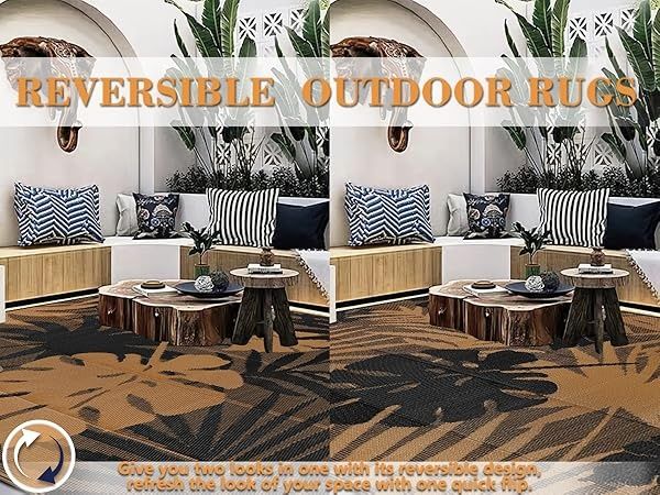 270x365см - Двулицев външен килим Homcomodar