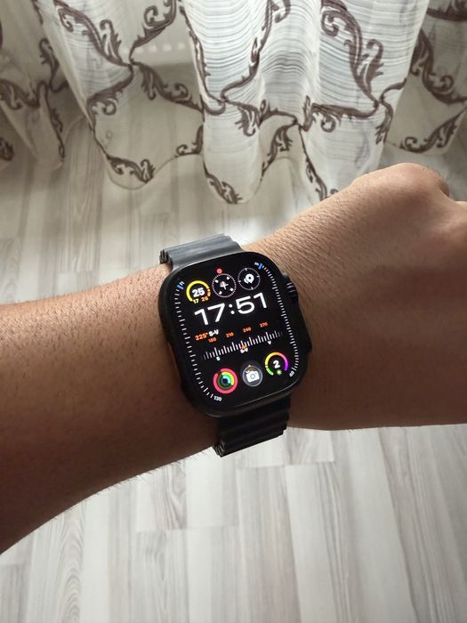 Apple Watch Ultra 3, GPS + Cellular, Carcasa Black Titanium 49mm, Black