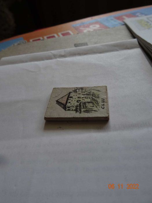 Scrumiera pictata"Hotel Cluj-Napoca+ placheta -Cluj