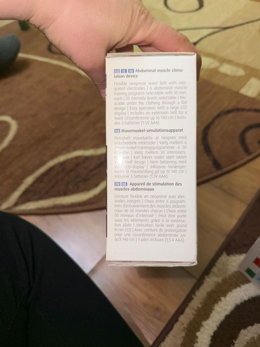 Centură stimulare abdominală Medisana