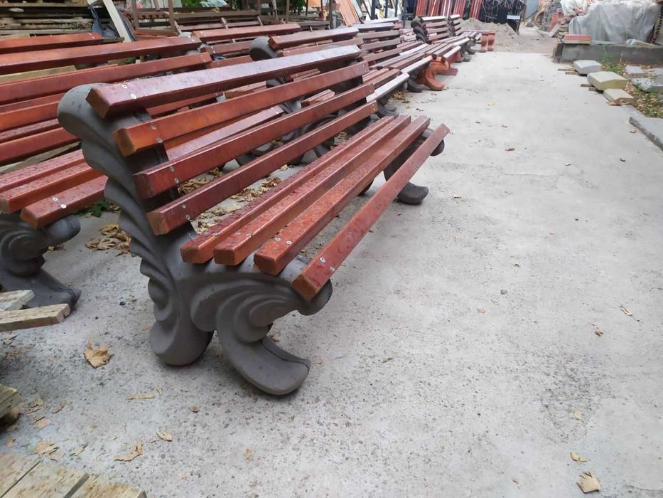 Скамейка парковая "Венеция" со спинкой