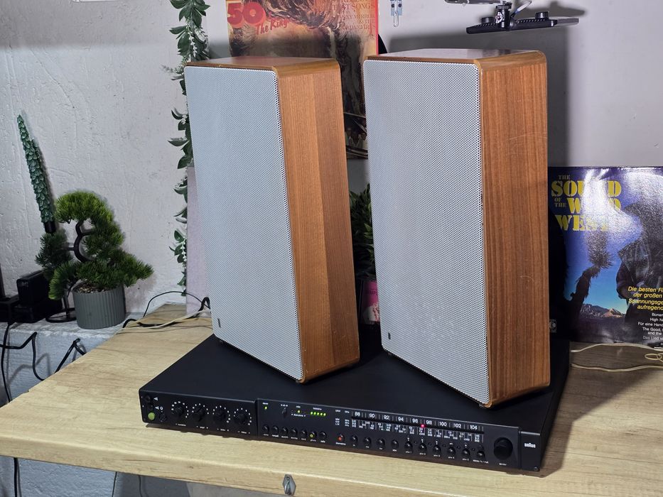 Receiver BRAUN studio system RA1 analog, hifi stereo ,amplituner ,boxe