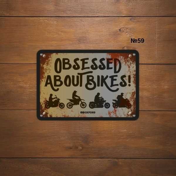 OXFORD метални табели мотор рокер мото крос чопър моторист сервиз