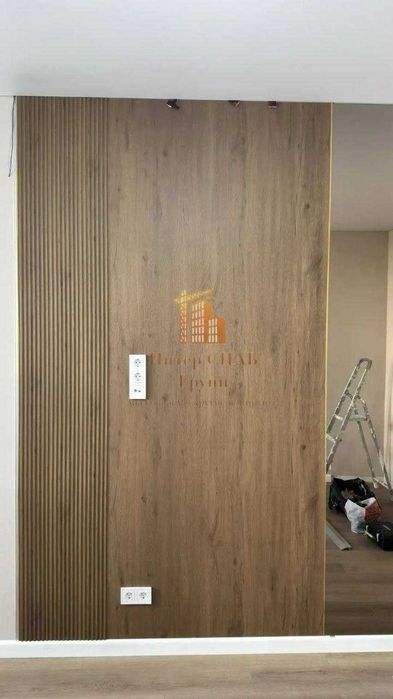 Бамбуковые панели на старые обои