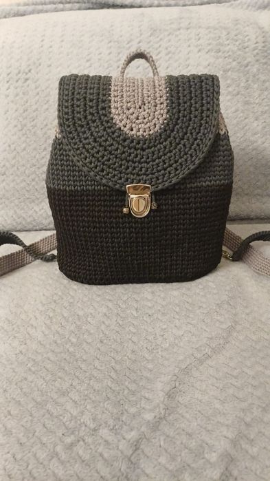 Рюкзак вязанный стильный