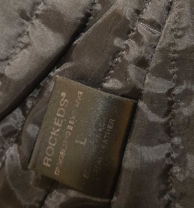 Дамско  , кожено  , черно яке ROCKETS , естествена кожа.