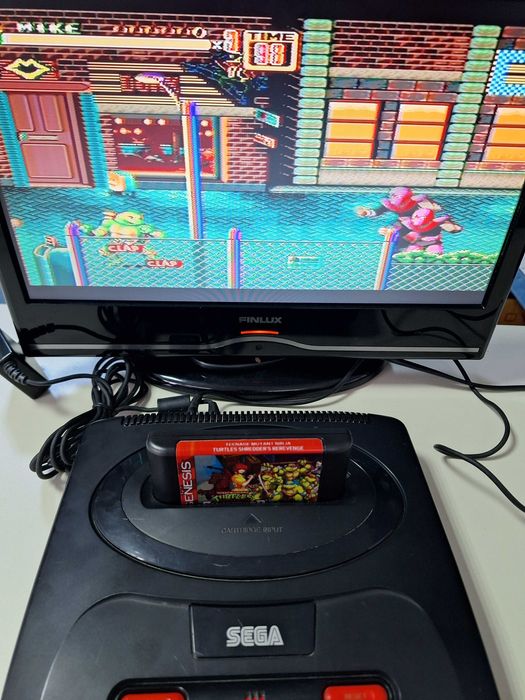 Turtles Shredder`s Re-Revenge caseta discheta Sega Mega Drive Genesis