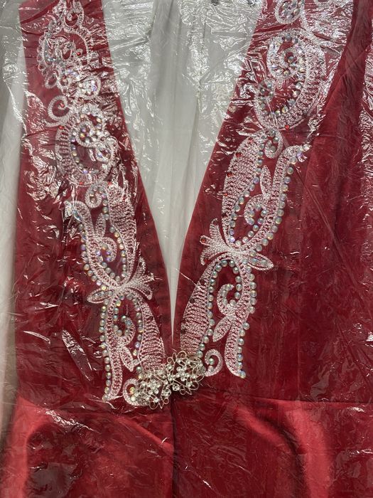 Белое платье национальном стиле