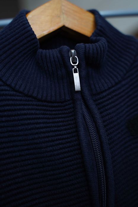 Кофта осенняя школьная темно-синяя для мальчика